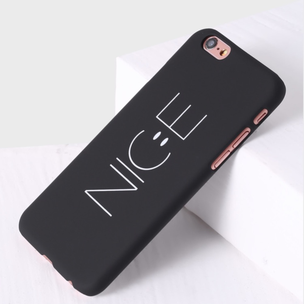 ✅✅🆕🆕black letter print iPhone case
